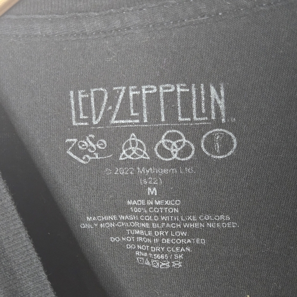 Led Zeppelin United States Of America 1977 Tee *flaw* - Picture 4 of 5